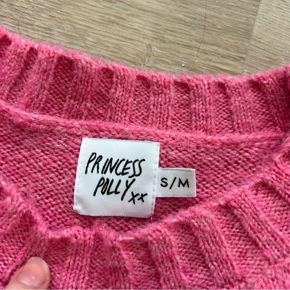 Princess Polly Pink Knit Sweater - Picture 3 of 4